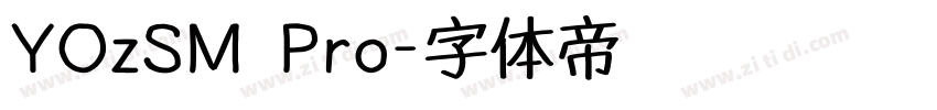 YOzSM Pro字体转换